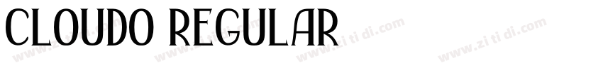 Cloudo Regular字体转换